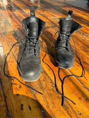 Sorel Black Women’s Lace-Up Combat Boots